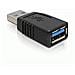 USB 3.0-A Adapter USB-A USB-A Nero cavo di interfaccia e adattatore - Foto miniatura 1