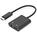 Adattatore / Convertitore AK-300400-002-S con Connessione USB Type-C Colore Nero - Foto miniatura 1