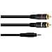 Cavo adattatore 3,5 Jack / 2xrca 6m Bk - Foto miniatura 1