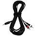 Cavo adattatore 3,5 Jack / 2xrca 6m Bk - Foto miniatura 2