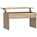 Tavolino Rovere Sonoma 102x50,5x52,5 Cm In Legno Multistrato - Foto miniatura 2