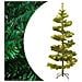 Albero di Natale a Spirale con Vaso e LED Verde 180 cm PVC - Foto miniatura 1