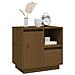 Comodini 2 Pz Miele 50x34x50 Cm In Legno Massello Di Pino - Foto miniatura 8