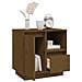 Comodini 2 Pz Miele 50x34x50 Cm In Legno Massello Di Pino - Foto miniatura 9