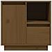 Comodini 2 Pz Miele 50x34x50 Cm In Legno Massello Di Pino - Foto miniatura 10