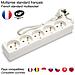 Multipresa, 5 Prese Francesi 16a, 1m, H05vv-f3g1.0mm2, Ce E Nf - Foto miniatura 1