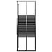 Box Doccia A Righe Esg 80x80x180 Cm Nero - Foto miniatura 3