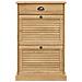 Scarpiera Vigo 60x35x96 Cm In Legno Massello Di Pino - Foto miniatura 4