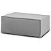 Pouf Antonella, Pouf Da Salotto, 100% Made In Italy, Poltroncina Relax In Tessuto Imbottito, Cm 100x70h43, Grigio - Foto miniatura 2