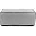 Pouf Antonella, Pouf Da Salotto, 100% Made In Italy, Poltroncina Relax In Tessuto Imbottito, Cm 100x70h43, Grigio - Foto miniatura 3