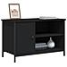 Mobile Porta Tv Nero 80x40x50 Cm In Legno Multistrato - Foto miniatura 3
