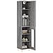 Credenza Grigio Sonoma 34,5x34x180 Cm In Legno Multistrato - Foto miniatura 3