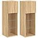 Mobili Porta Tv Con Luci Led 2 Pz Rovere Sonoma 30,5x30x90 Cm - Foto miniatura 2