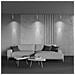 Lampadario A Sospensione Moderno Elti Alluminio Bianco 1 Luce Gu10 50w - Foto miniatura 3