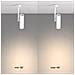Lampadario A Sospensione Moderno Elti Alluminio Bianco 1 Luce Gu10 50w - Foto miniatura 4