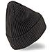 Ribbed Classic Cuff Beanie 02403801, Unisex, Nero, Marime Universala - Foto miniatura 3