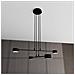 Lampada A Soffitto Halo - Bianco - Acciaio Verniciato A Polvere - 60x20x8 Cm - Foto miniatura 3
