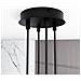 Lampada A Soffitto Halo - Bianco - Acciaio Verniciato A Polvere - 60x20x8 Cm - Foto miniatura 6