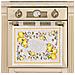 Copriforno Cucina Universale Cinigliato Copertura Decorazione Forno Dis. Limoni - Foto miniatura 1