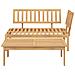 Set Divani Pallet Da Giardino 2pz In Legno Massello Di Acacia - Foto miniatura 3