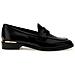 Kaine Loafers Mocassino Pelle Di Mucca Scarpe Donna Nero Eu 38, Fltkni Ele14 Black - Foto miniatura 1