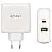 Asch-2pd30qc-w Caricabatterie Per Dispositivi Mobili Gps, Comandi Di Gaming, Mp3, Mp4, Telefono Cellulare, Comput - Foto miniatura 1