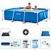 Piscina Fuori Terra - Rettangolo - 220x150x60 Cm - Blu - Include Accessori Coordinati A51 - Foto miniatura 1