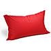 Coppia Federe In Cotone Colore Rosso Misura Standard - Foto miniatura 2