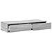 Cassetti per Letto Grigio Sonoma 75x36,5x16,5 cm in Legno Ingegnerizzato di - Foto miniatura 5