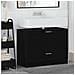 Cabinet per lavello Nero Rovere 78x37x59 cm Legno ingegnerizzato - Foto miniatura 2