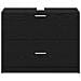 Cabinet per lavello Nero Rovere 78x37x59 cm Legno ingegnerizzato - Foto miniatura 6