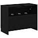Cabinet per lavello Nero Rovere 78x37x59 cm Legno ingegnerizzato - Foto miniatura 8