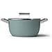 Casseruola Verde Smeraldo Opaco 24 Cm + Coperchio - Csf2412egm - Foto miniatura 1