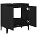 Mobile Lavabo  Nero Rovere 58x33x60 cm Legno Ingegnerizzato - Foto miniatura 5