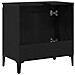 Mobile Lavabo  Nero Rovere 58x33x60 cm Legno Ingegnerizzato - Foto miniatura 6