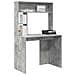 Scrivania Grigio cemento 91 x 50 x 149 cm Legno multistrato - Foto miniatura 3