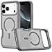 Custodia Magnetica Sottile Compatibile Con Iphone 17 Pro Max - Grigio, Ricarica Wireless Magsafe - Foto miniatura 1