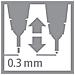 SENSOR F - Fineliner con punta ammortizzata - Tratto Fine (0,3 mm) - Display con 48 fineliner - Foto miniatura 10
