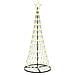 Albero di Natale LED Bianco caldo 71 x 71 x 184.5 cm Metallo - Foto miniatura 1
