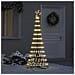 Albero di Natale LED Bianco caldo 71 x 71 x 184.5 cm Metallo - Foto miniatura 2