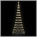 Albero di Natale LED Bianco caldo 71 x 71 x 184.5 cm Metallo - Foto miniatura 5