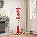 Lampada Stradale di Natale con Lanterna Rosso 40,5x40,5x180cm - Foto miniatura 2