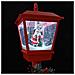 Lampada Stradale di Natale con Lanterna Rosso 40,5x40,5x180cm - Foto miniatura 8