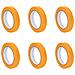 Nastri Adesivi per Pittori 6 pcs Giallo 19mm x 50m Carta - Foto miniatura 1