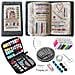 Kit Completo Per Ricamo Fai-da-te Da 90 Pezzi Con Libro Di Punti - Set Di Base Per Cucito A Mano - Foto miniatura 1