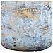 Vaso In Cartapesta Invecchiato Bianco 24x24x23h Cm - Foto miniatura 6