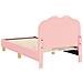 Struttura letto bambini con testata Rosa 80 x 160 cm Bouclé - Foto miniatura 6