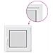Finestra per Soffitta RISOR 60 x 60 cm PVC e Vetro Bianco - Foto miniatura 8