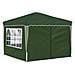 Tenda per feste a pop-up 288 x 288 x 245 cm Verde - Foto miniatura 5