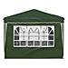 Tenda per feste a pop-up 288 x 288 x 245 cm Verde - Foto miniatura 8